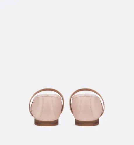 Kid's Ballet Flat • Pale Pink Calfskin