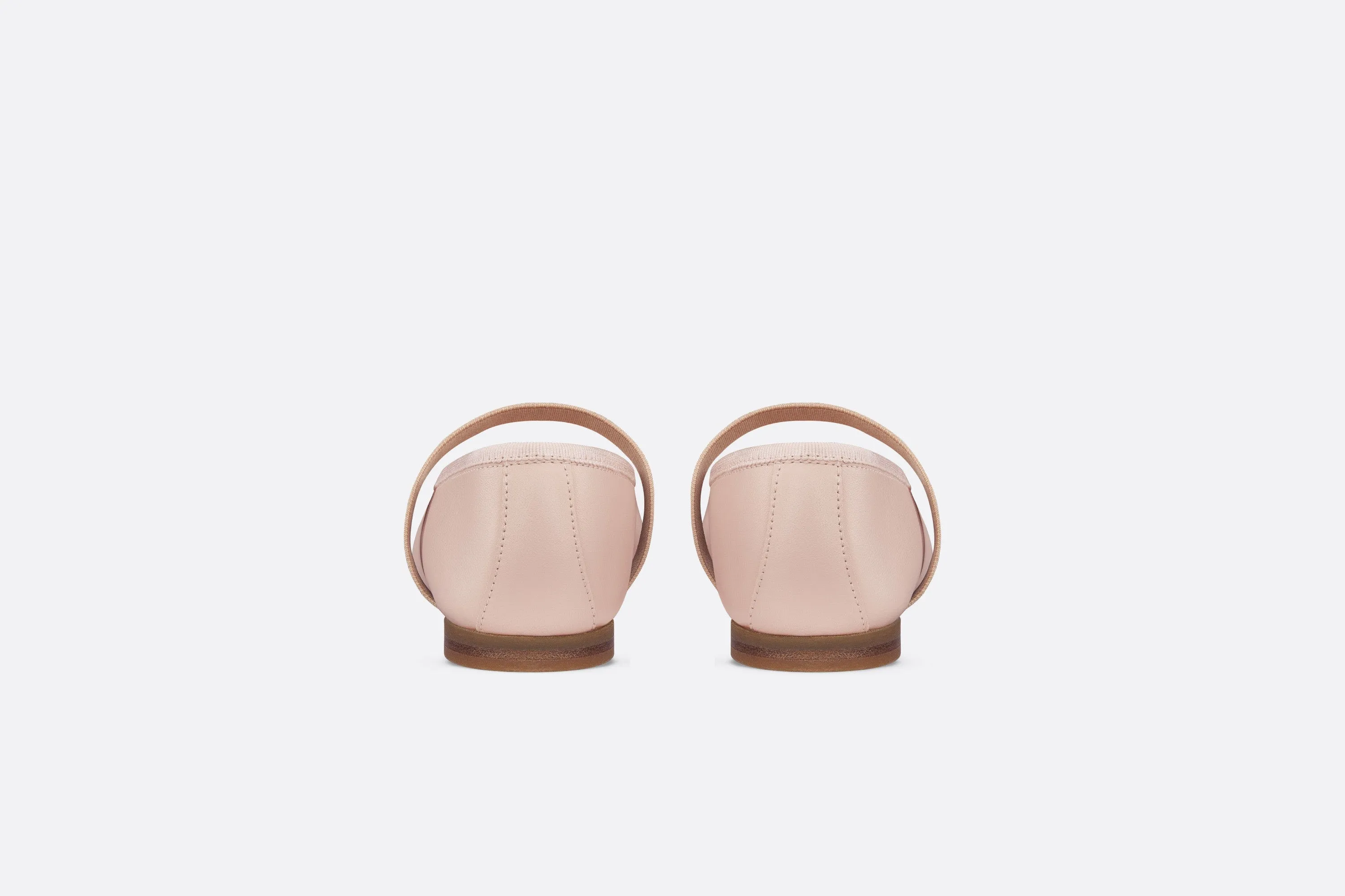 Kid's Ballet Flat • Pale Pink Calfskin