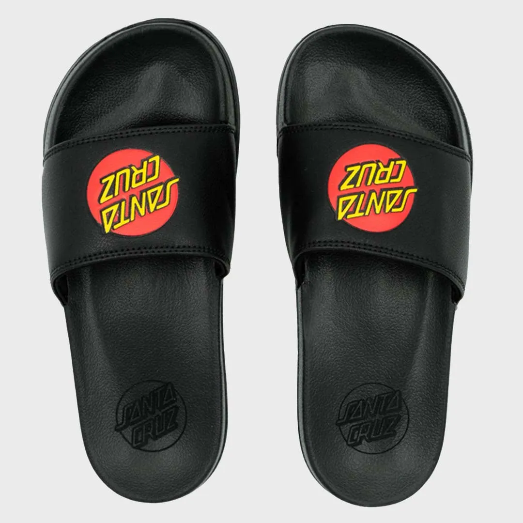KIDS CLASSIC DOT SLIDES |  BLACK