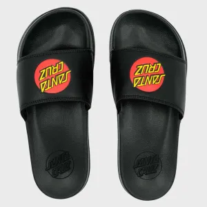 KIDS CLASSIC DOT SLIDES |  BLACK