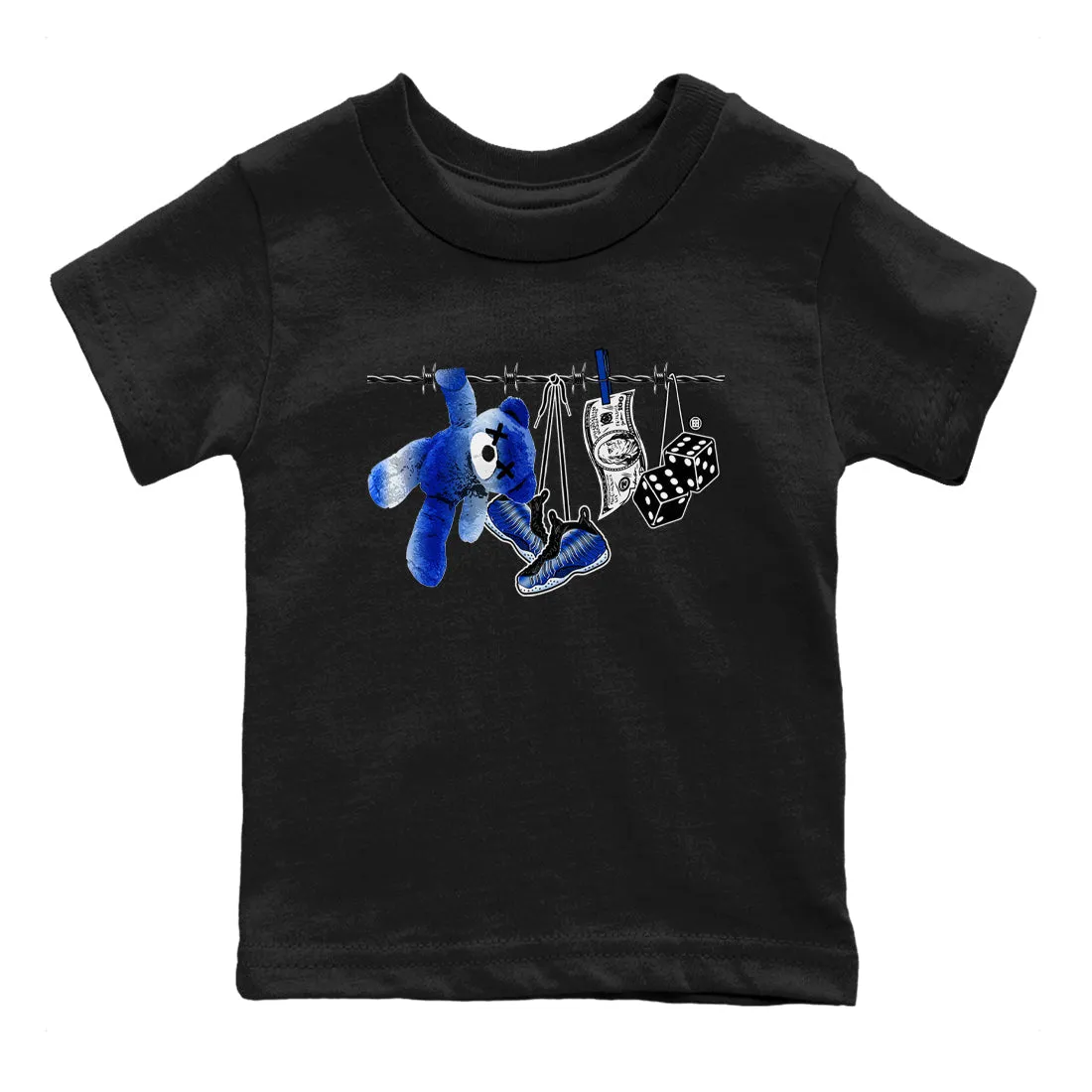 Kids Fully automated Clothesline Tees One Royal - Foamposite Running out fast Air Sneaker SNRT