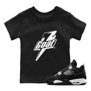 Kids SNRT Jordan High-demand products International delivery Air Tees Goat Sneaker White - Thunder 4