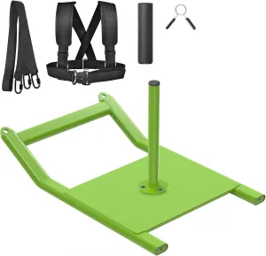 Kipika Weight Sled, Workout Sled, Fitness Strength Training Sled, Speed Training Sled for Athletic Exercise, Speed Improvement, Easily Through Obstacles, Suitable for 1" & 2" Weight Plate