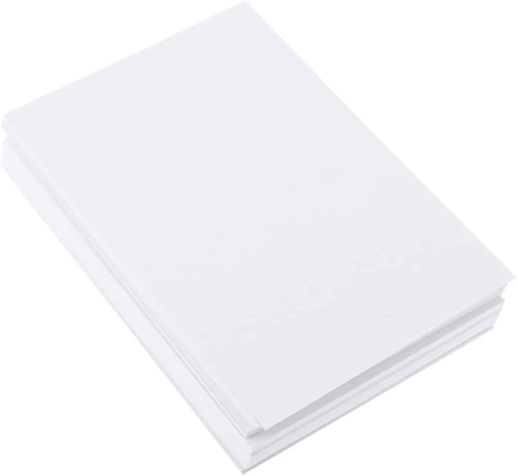 KONTONTY 120 Sheets Watercolor Paper Bulk Cold Press Drawing Paper for Watercolor Supplies Acid- Recycled Flat Easy to Carry