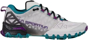 La Sportiva Womens Bushido II GTX Trail Running Shoe, Light Grey/Blueberry, 9