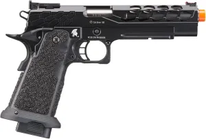 Lancer Tactical Airsoft Pistol STRYK Hi-Capa 5.1/4.3 Full Metal Gas Blowback 330 FPS