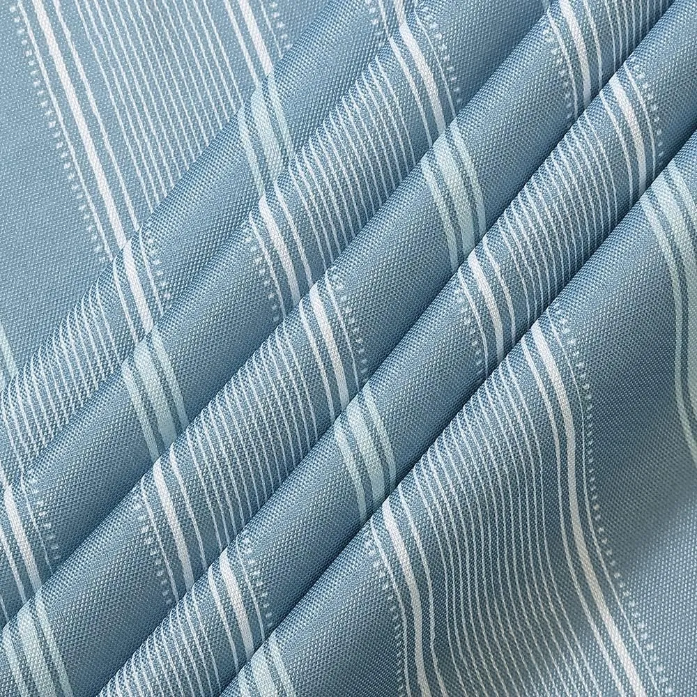 Laura Ashley Decorative Tablecloth, Wrinkle and Stain Resistant, Spillproof Water Repellent, Easy Care Washable Polyester Fabric for Dining, Kitchen, Holiday and Party, 60" x 84", Blue Stripe