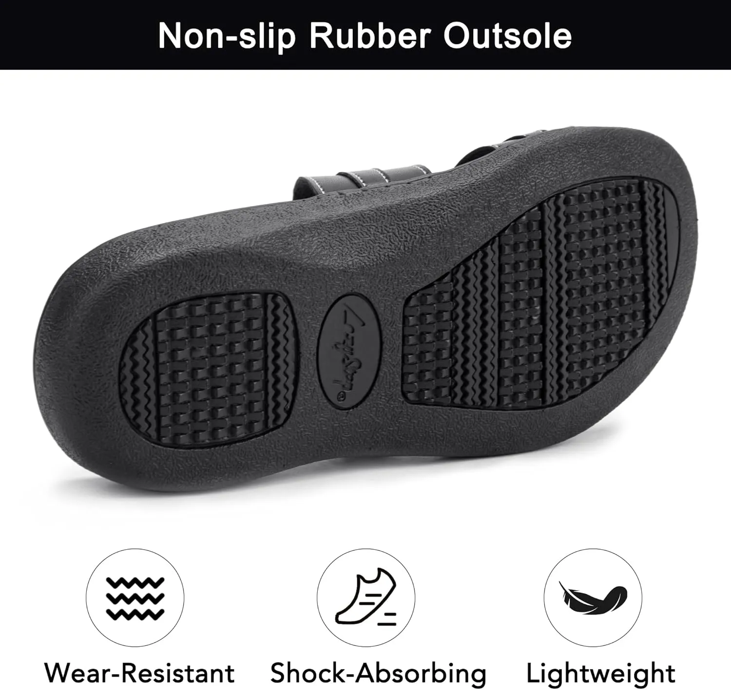 LazyStep Women's Orthotic Slide Sandals, Lightweight Flip Flops, Athletic Slip On with Arch Support