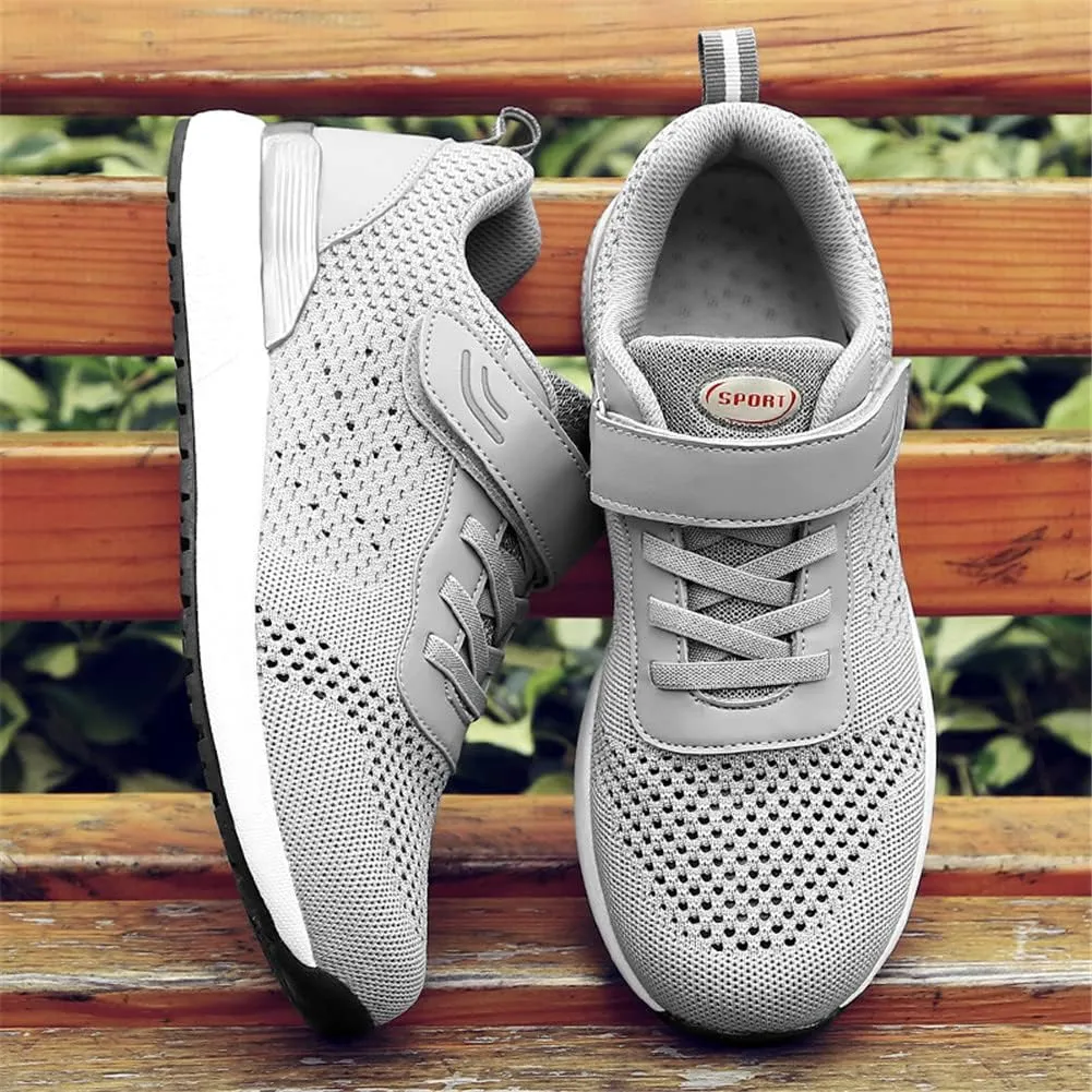 LEADER SHOW Men's Casual Elderly Safety Walking Shoes Light Weight Strap Comfort Sneakers