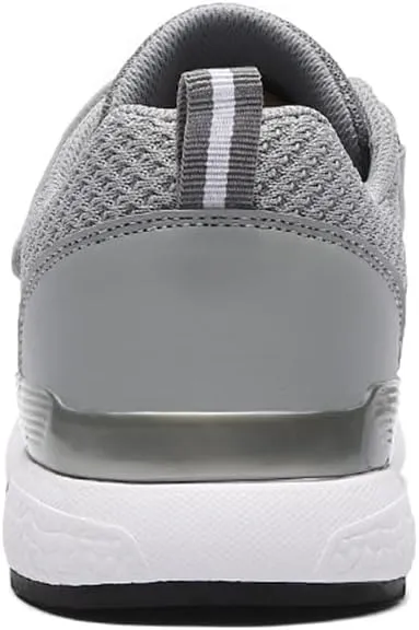 LEADER SHOW Men's Casual Elderly Safety Walking Shoes Light Weight Strap Comfort Sneakers