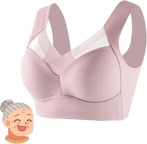 LELEBEAR Ever So Cute Bra for Seniors, Eversocute Bra, Wirefree Comfortable Padded Lift Push Up Bra