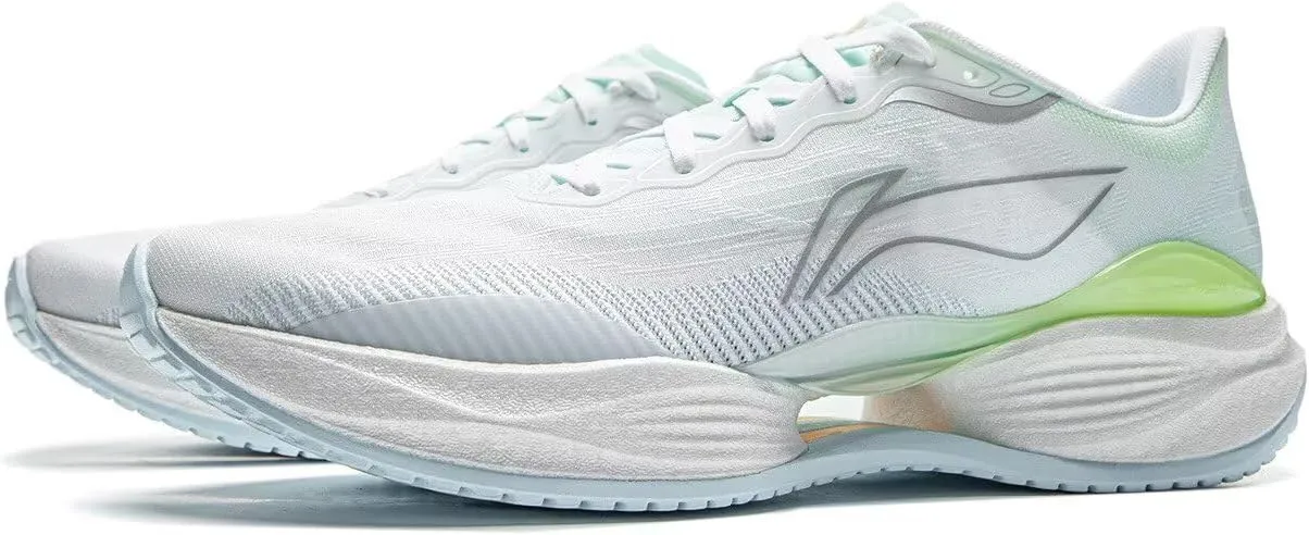 LI-NING Super Light 22 Men Running Shoes Reflective Boom Fiber High Rebound Light Weight Cushioning Sport Sneakers ARBV001