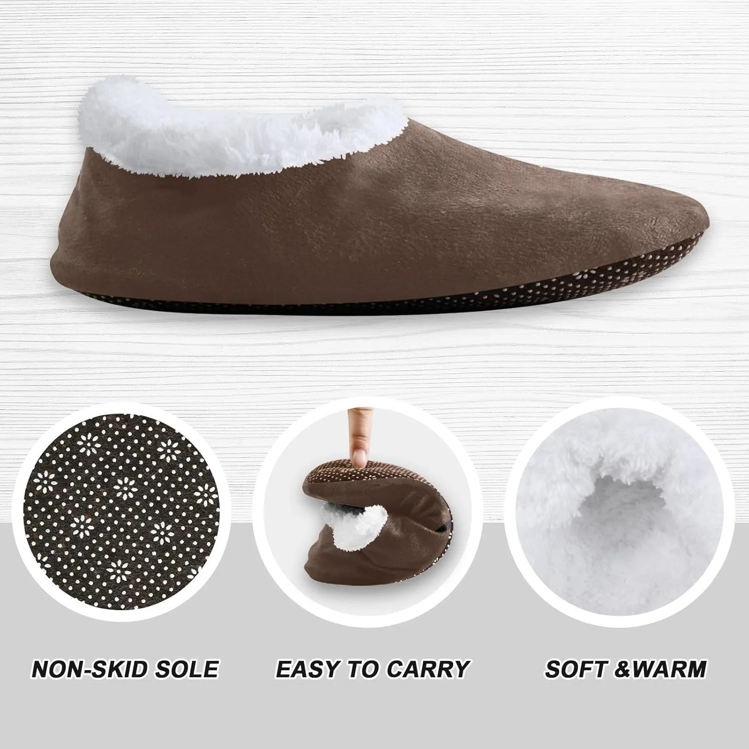 Light Salmon House Slippers Non-Slip Soft Comfortable Slippers for House