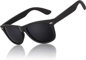 LINVO Polarized Sunglasses for Men Driving Sun glasses Shades 80's Retro Style Design Square