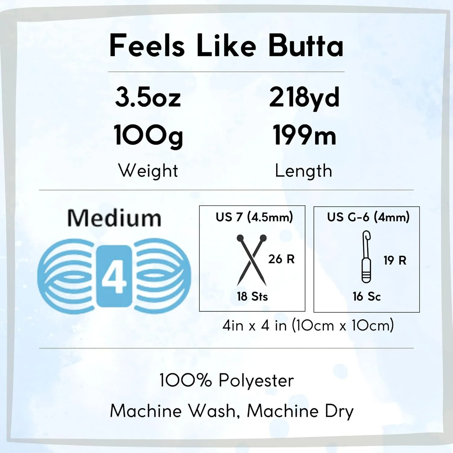 Lion Brand Feels Like Butta Dusty Blue 215-108 (6-Skeins - Same Dye Lot) Worsted Medium #4 Polyester Yarn for Crocheting and Knitting with Project Bag