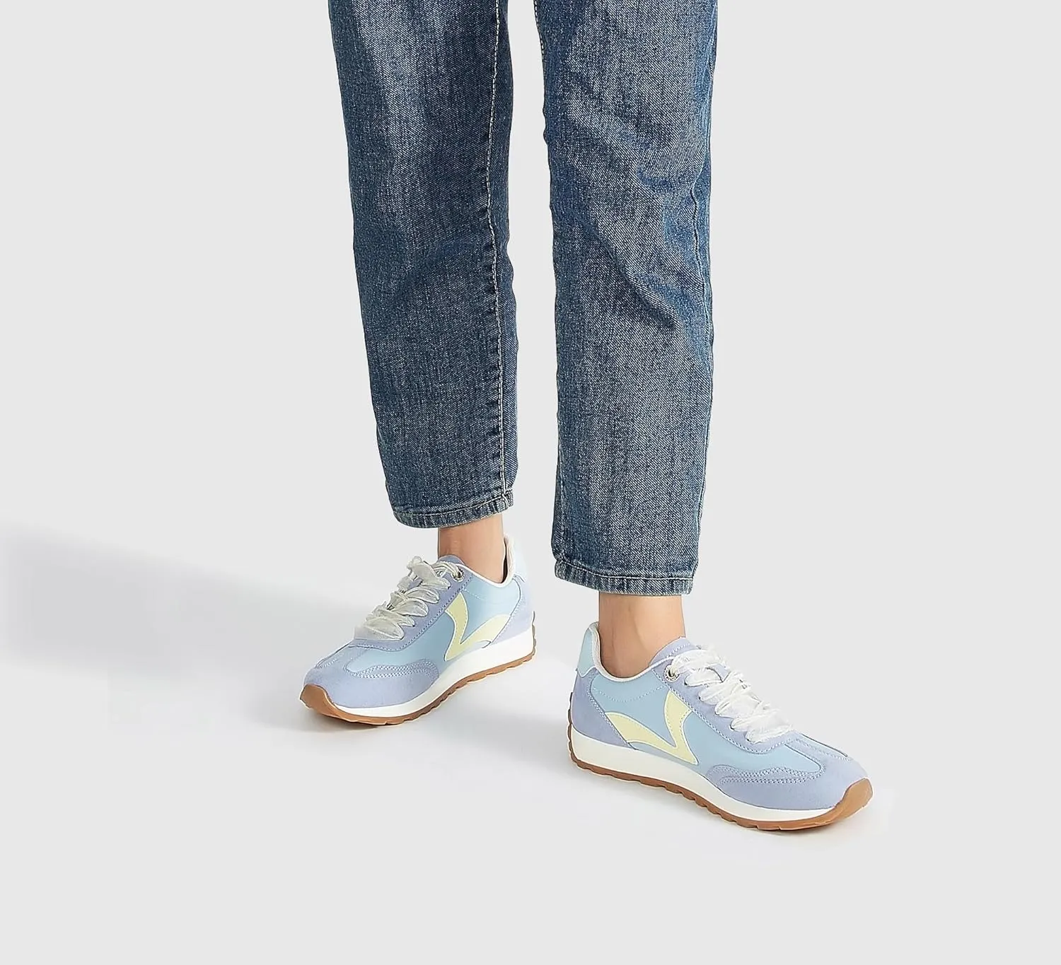 LUCKY STEP Women's Fashion Sneakers Trendy Tennis Shoes Neutral Stylish Retro Trainers Casual Running Walking Shoes