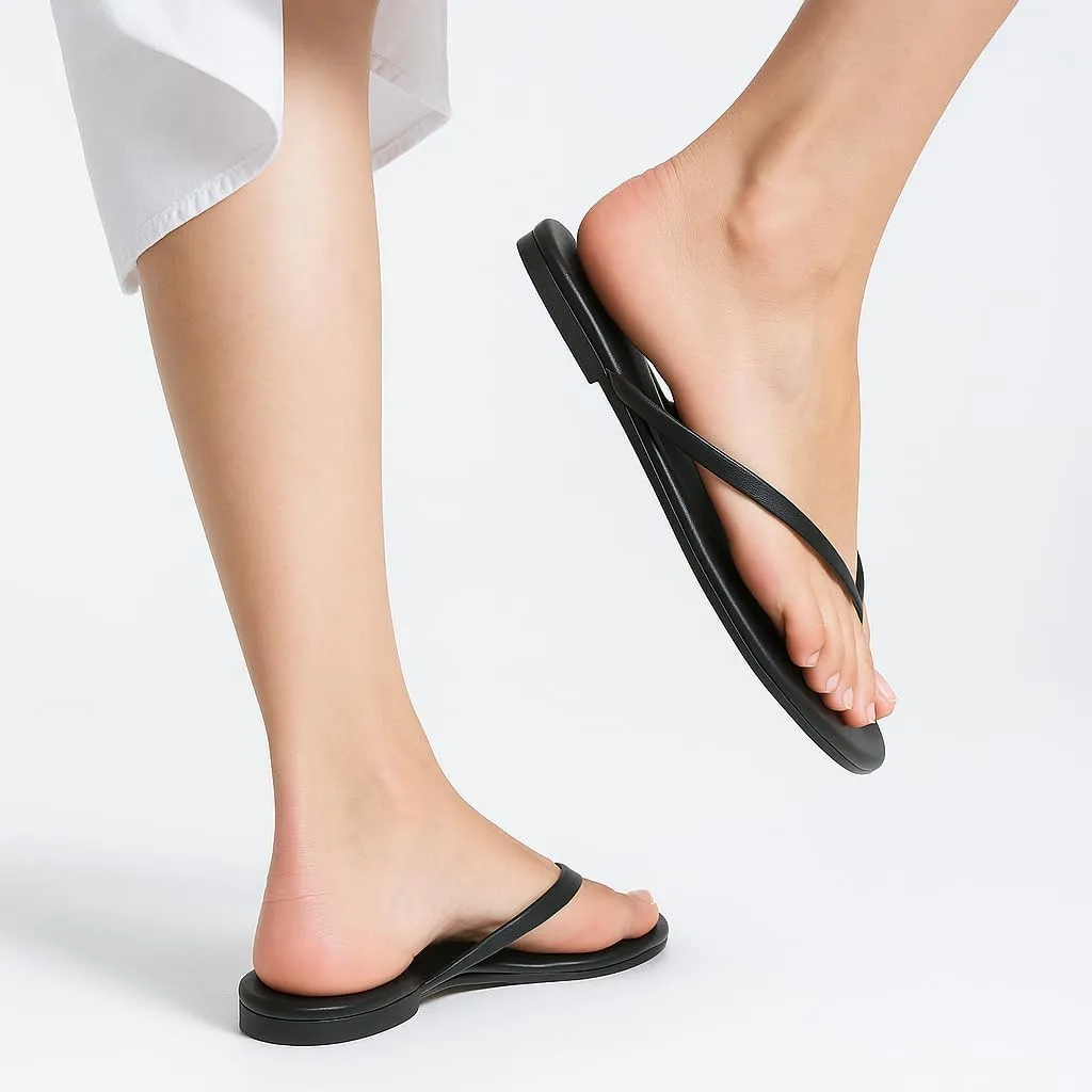 LUFIE Flip Flops for Women - Vibrant Color Collection - Summer Sandals 2025 - Vegan Leather Sandals - Ultra Lightweight Beach Sandals - Gifts for Women