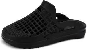 LUSSO CLOUD Scenario Comfort Slide - Unisex, Water Friendly, Jet Black, 11M