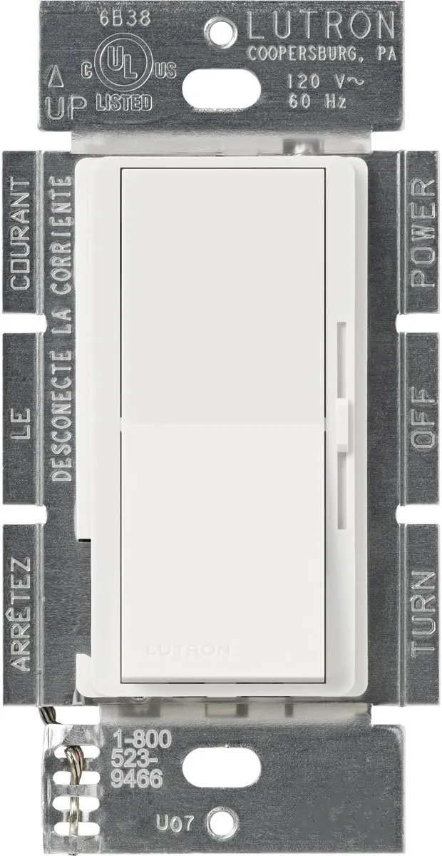 Lutron DVLV-603P-WH Lighting DIMMER, White