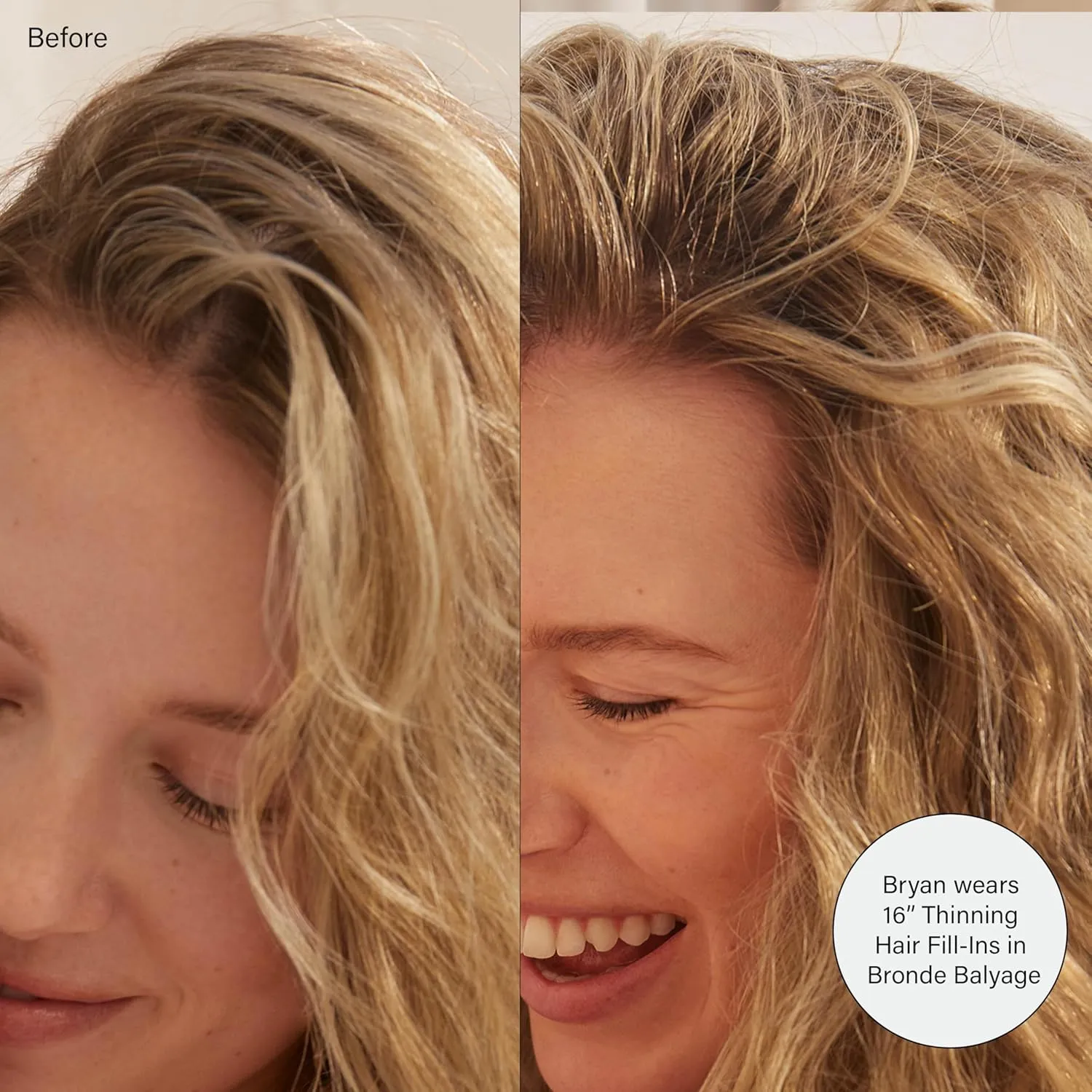Luxy 100% Remy Human Hair Extensions for Thin Hair Thinning Hair Fill-Ins – 6 Seamless Wefts Multi-Dimensional Color Blend - Natural-Looking Volume & Coverage 50 grams 12" Bronde Balayage Thinning