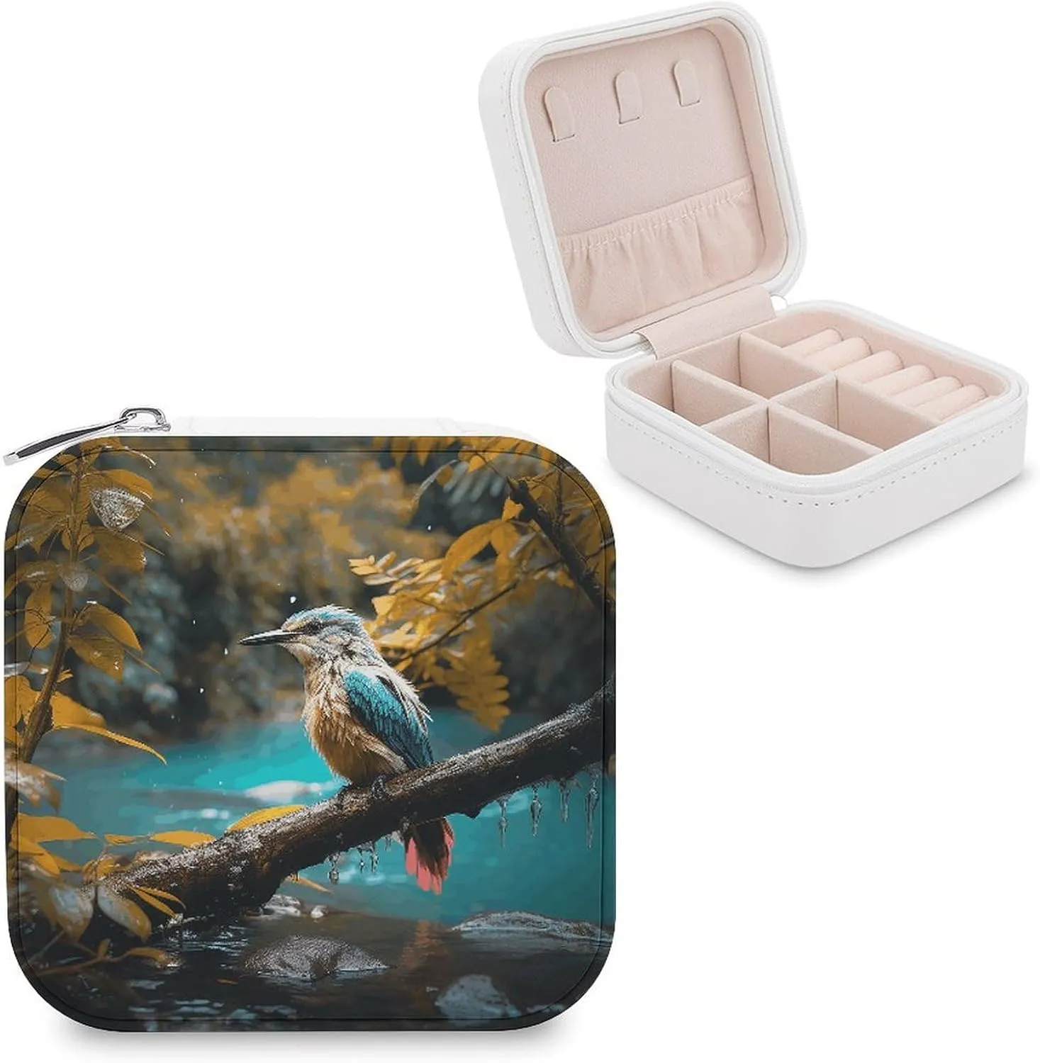 Makeup Mirror, Relaxing Birds Sounds Printed Makeup Mirror,portable Makeup Mirror,durable Makeup Mirror,office Makeup Mirror