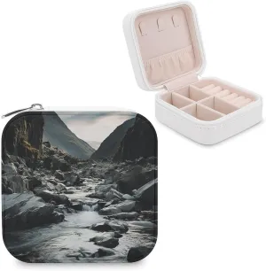Makeup Mirror, River and Gray Rocks Printed Makeup Mirror,portable Makeup Mirror,durable Makeup Mirror,office Makeup Mirror