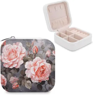 Makeup Mirror, Rose Flowers with Leaves Printed Makeup Mirror,portable Makeup Mirror,durable Makeup Mirror,office Makeup Mirror