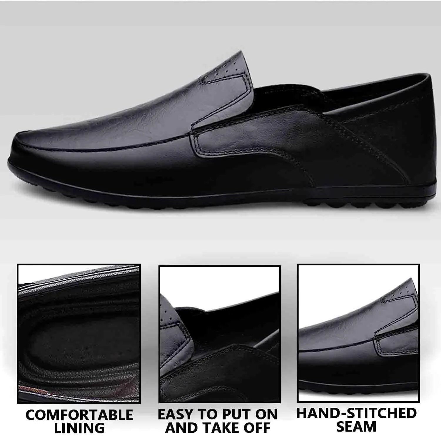 MEBAMY Men's Casual Loafers Men's Driving Shoes Lightweight and Breathable