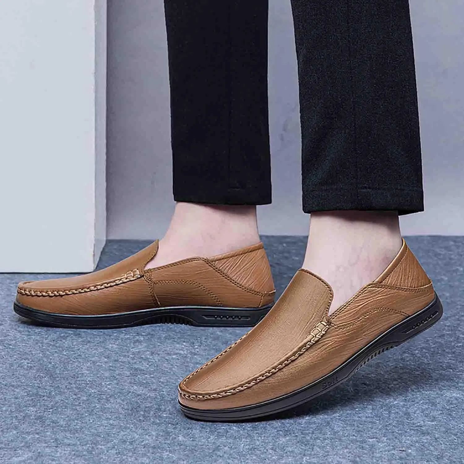 MEBAMY Men's Casual Loafers Men's Driving Shoes Lightweight and Breathable