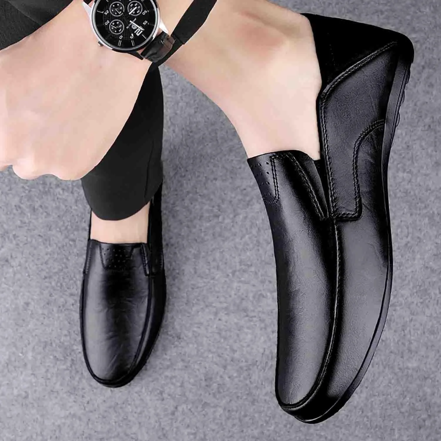 MEBAMY Men's Casual Loafers Men's Driving Shoes Lightweight and Breathable