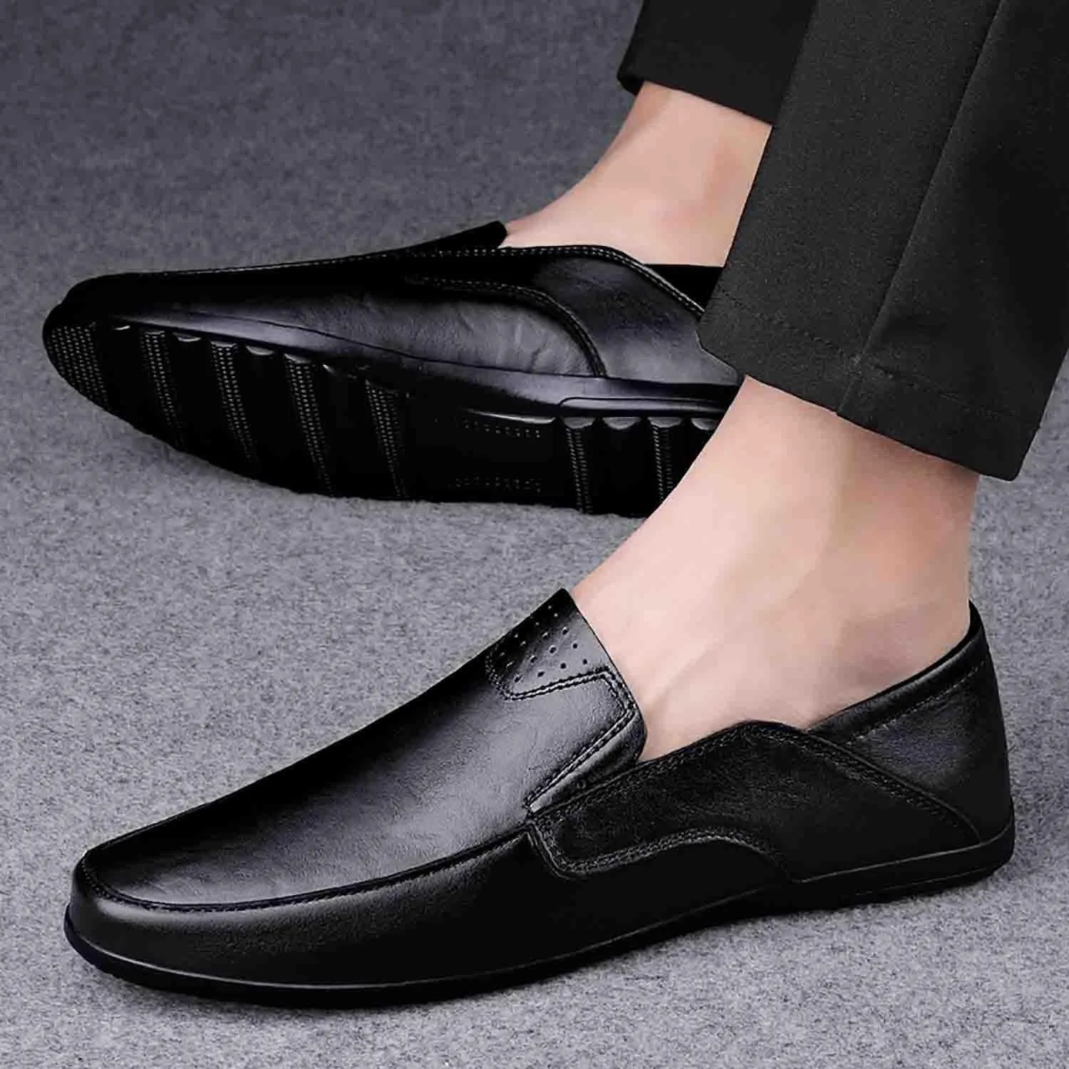 MEBAMY Men's Casual Loafers Men's Driving Shoes Lightweight and Breathable