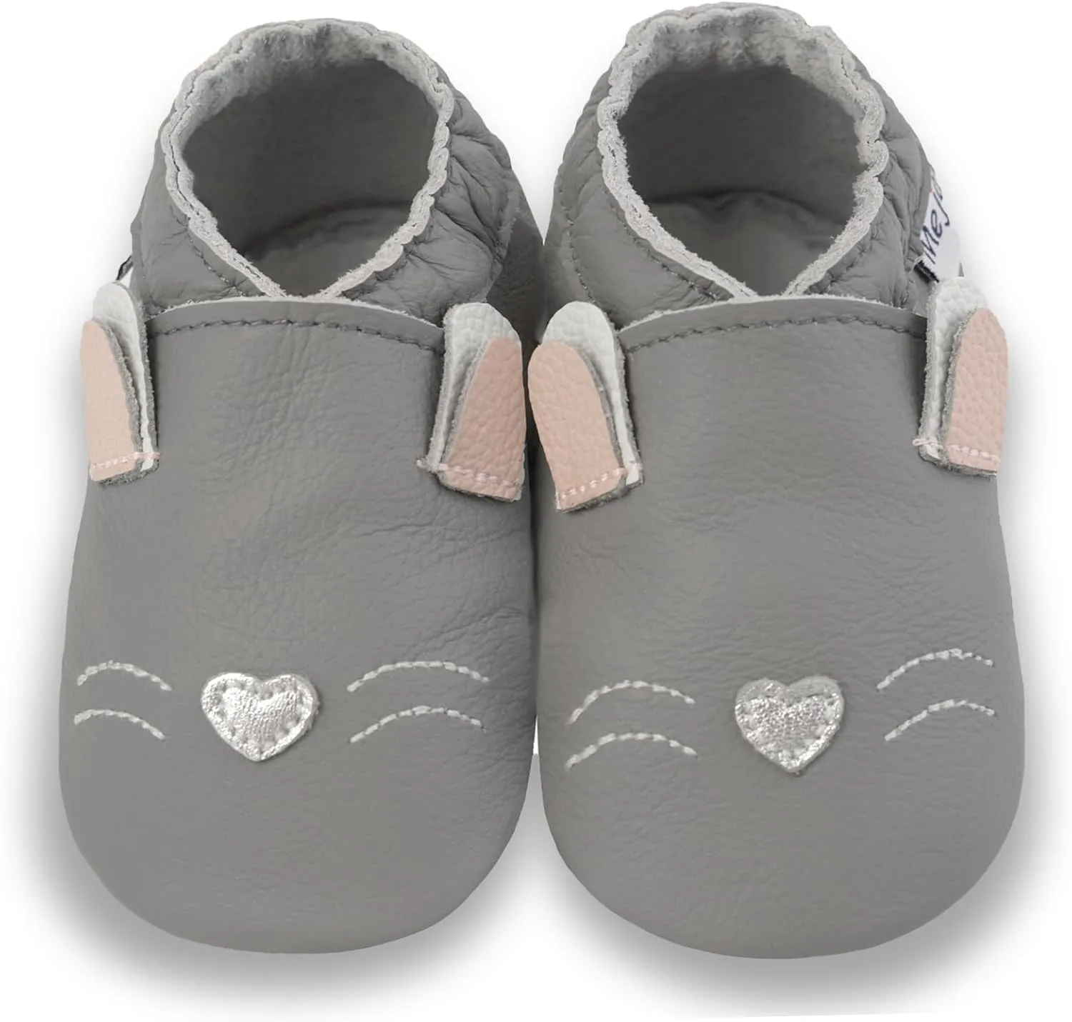 Mejale Baby Shoes Soft Sole Leather Moccasins Cartoon Butterfly Infant Toddler First Walker Slippers