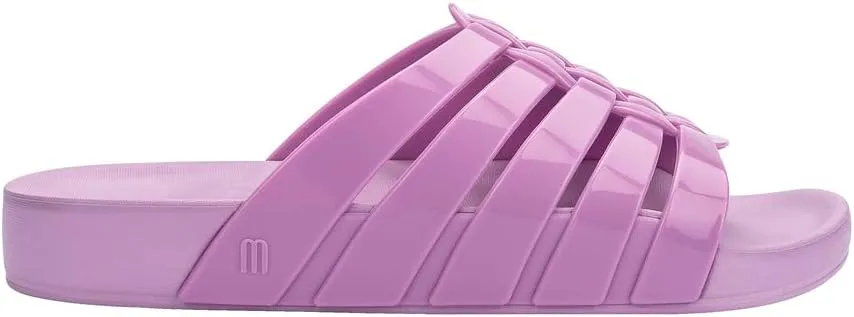 Melissa Possession Slides for Women - Flat Jelly-Style Comfort with Fisherman Design - 100% PVC Upper, 100% EVA Sole, Bubblegum Scent - Chic Summer Sandals for Women