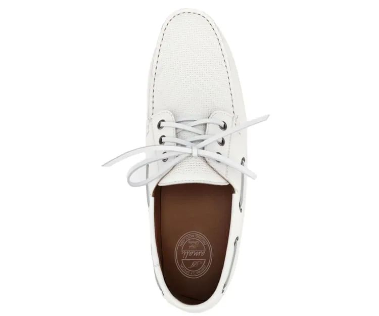 Men Casual Loafer- Anchor White