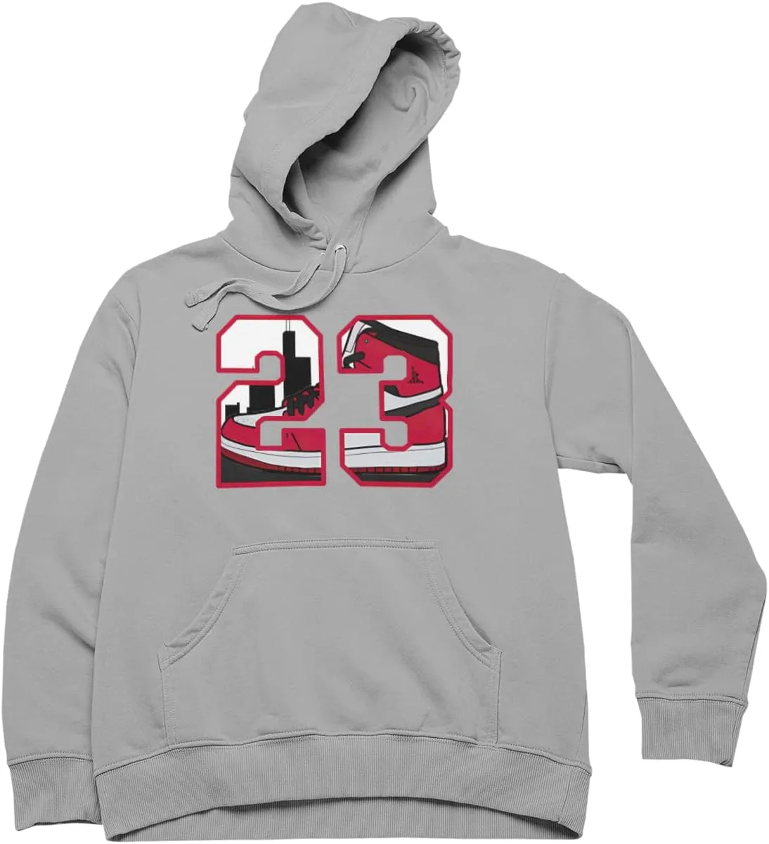 Men's Graphic 23 Hoodie To Match Jordan 1 Style Shoe, Urban Clothing Streetwear