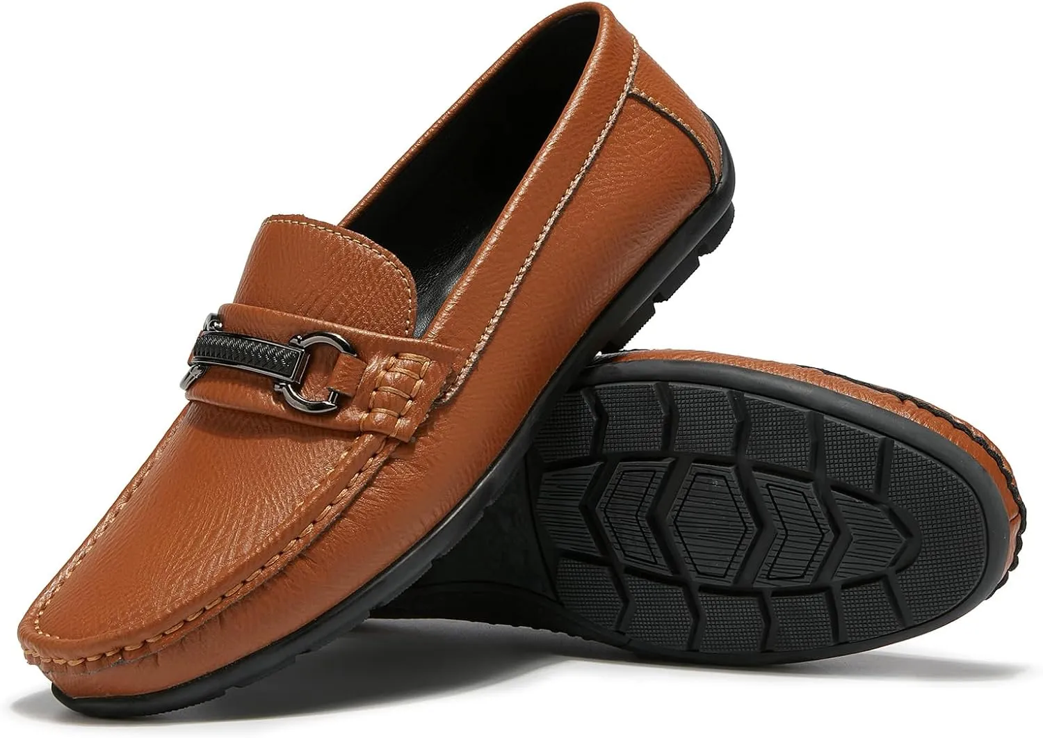 Men's Loafers Casual Slip On Shoes Driving Boat Shoes Soft Penny Loafers for Men