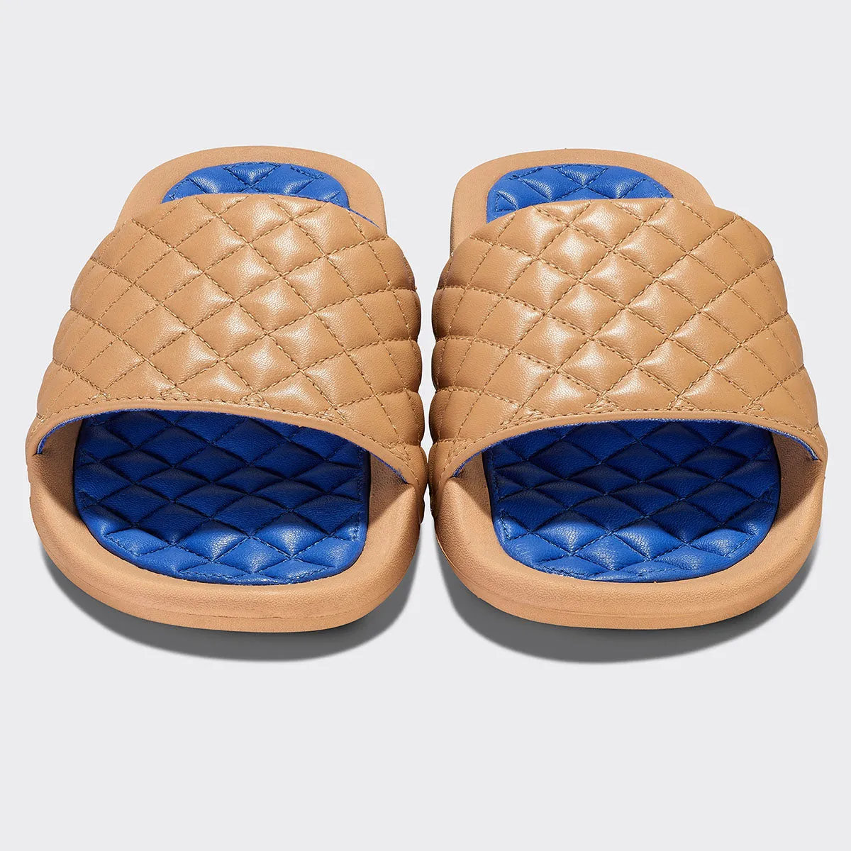 Men's | Lusso Slide | Tan / Cobalt