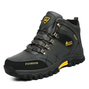 Men's Mid-Top Waterproof Non-Slip Hiking Shoes 4.5