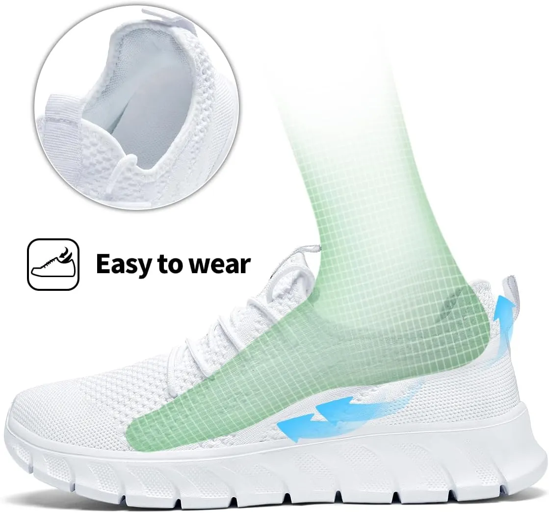 Men's Non-Slip Lightweight Running Shoes Comfortable Walking Shoe Mens Fashion Workout Gym Sneakers for Casual