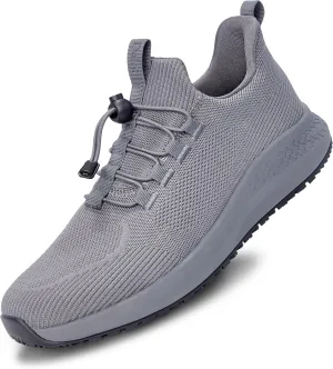 Mens Non Slip Work Shoes Slip On Water Resistant Chef Shoe for Restaurant Kitchen Food Service Working Waterproof Walking Sneakers Breathable and Lightweight