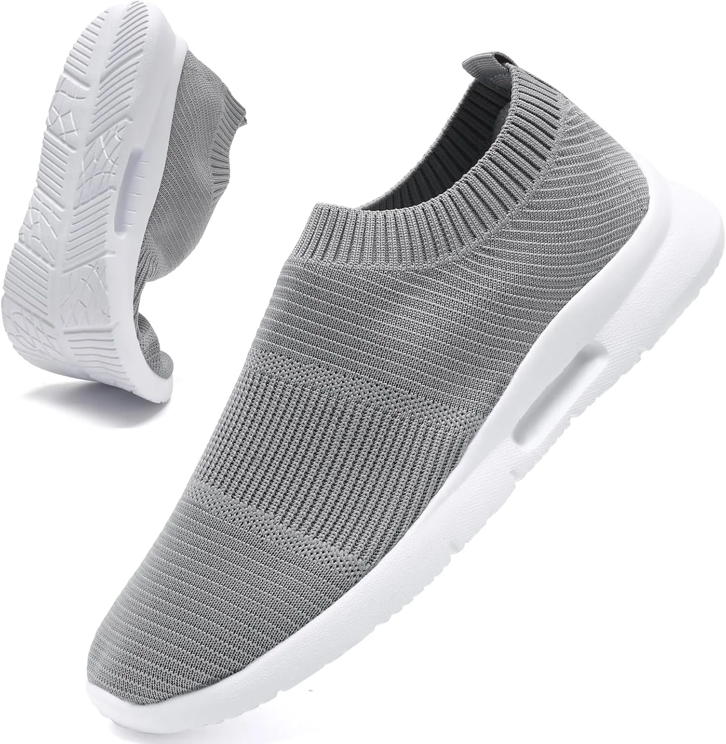 Mens Slip on Shoes Tennis Sports Sneakers Lightweight Casual Dress Summer Beach Slippers