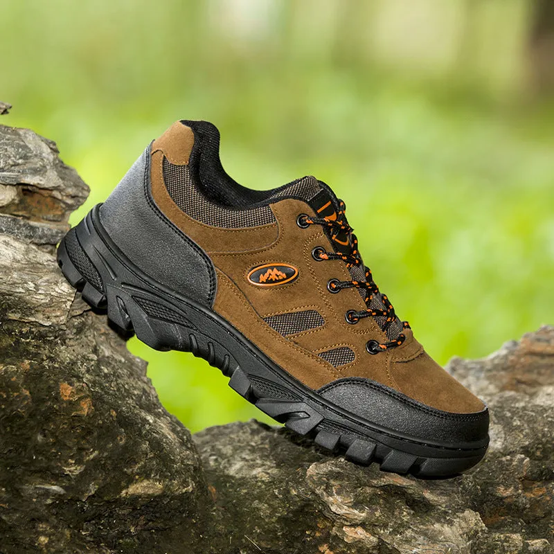 Men's Waterproof Non-Slip Low Top Hiking Shoes 8.0
