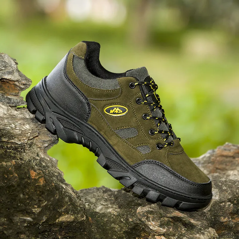 Men's Waterproof Non-Slip Low Top Hiking Shoes 8.0