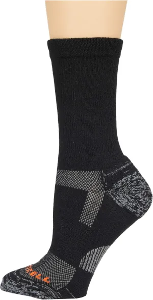 Merrell Light Hiker Socks, Black, S/M (Men's Shoe Size: 5-8.5)