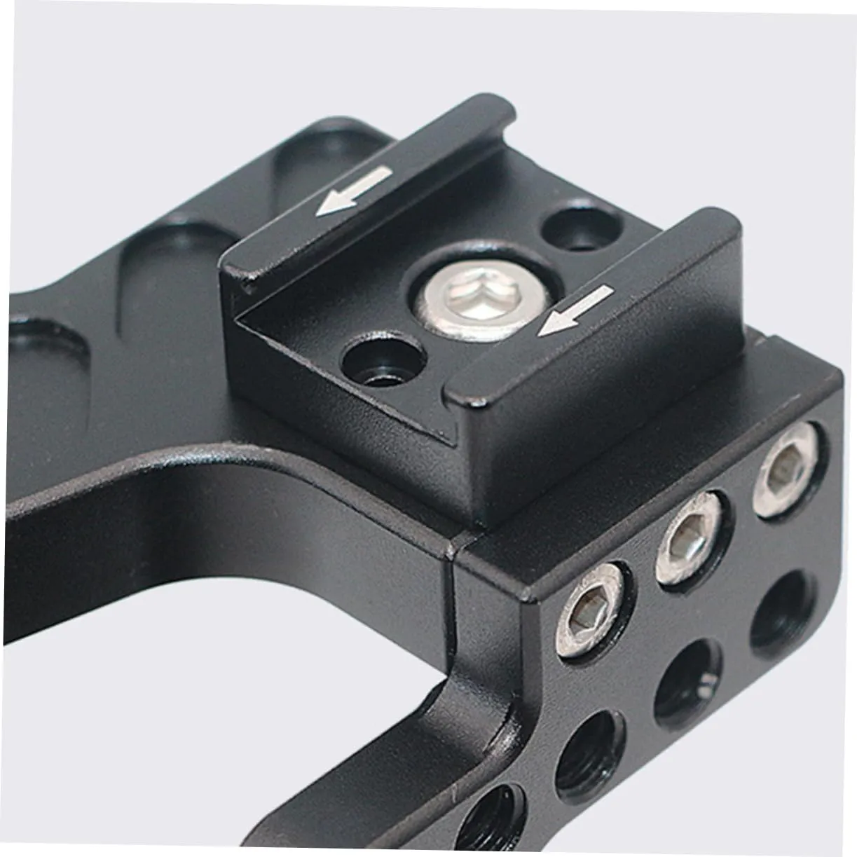 Metal Cold Shoe Flash Adapter Durable Mount for Camera Clamping Style Compatible with Flash Units