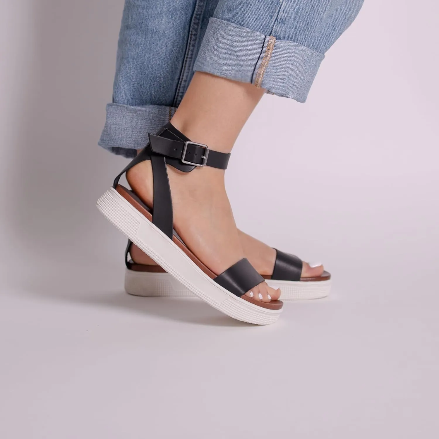 MIA Shoes Ellen Womens Ankle Strap Platform Sandals