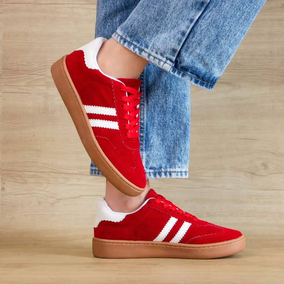 Miel 75 Tennis Shoe - Red