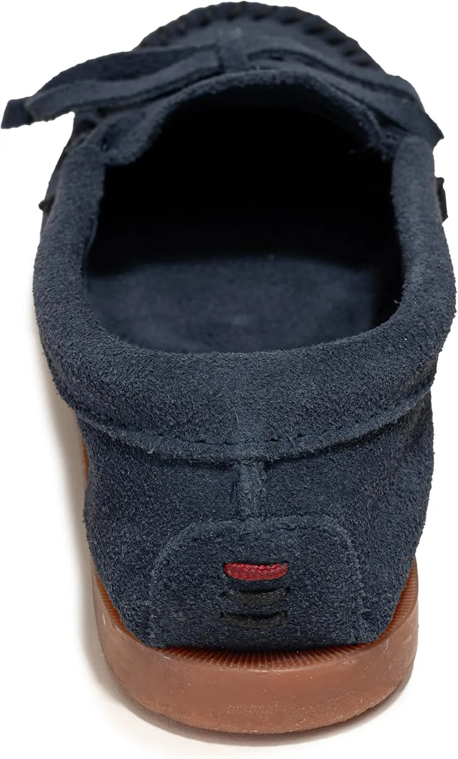 Minnetonka Women’s Tie Slip On —Moccasins for Women, Classic Leather Loafer Silhouette, Cushioned Footbed