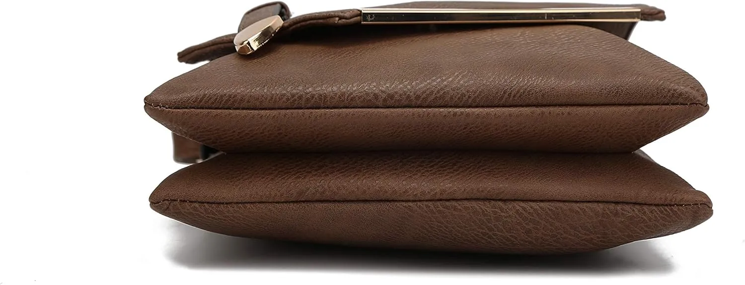 MKF Collection Crossbody Bags for Women, Sling bag Vegan Leather Shoulder bag Ladies Small Purse Handbag by Mia K