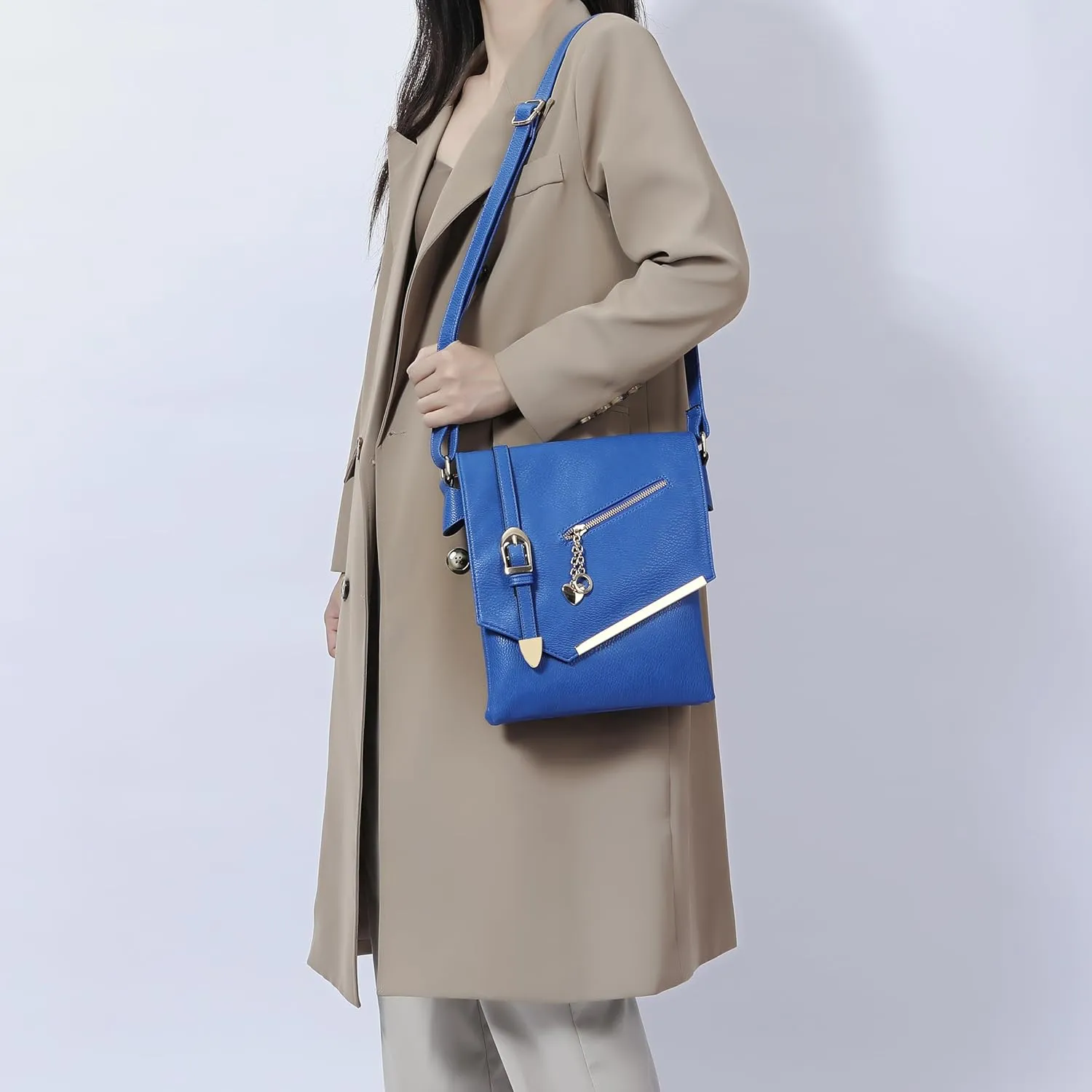 MKF Collection Crossbody Bags for Women, Sling bag Vegan Leather Shoulder bag Ladies Small Purse Handbag by Mia K